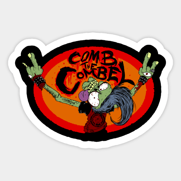 CombTheCombel Zombie Sticker by CombTheCombel